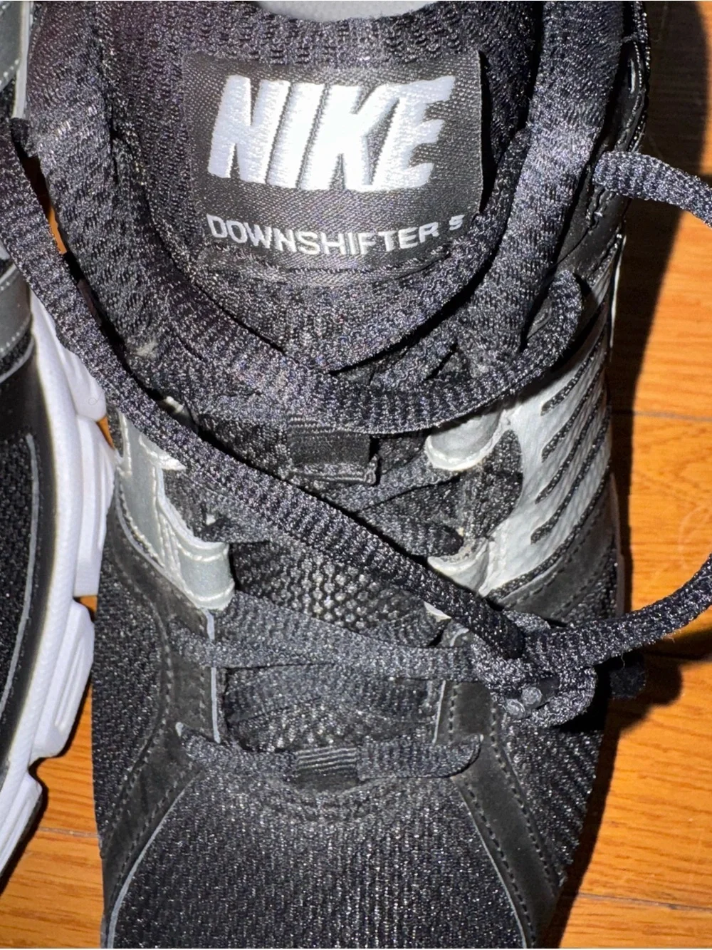 Nike Black & White Men's Running Sneakers-Downshift